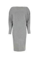 Gucci Grey Stretch Woll Mischkleid
