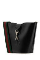 Gucci Black Leather Small Bucket Bag