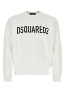 Dsquared White Cotton Sweatshirt