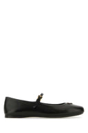 Prada Black Nappa Leather Ballerinas