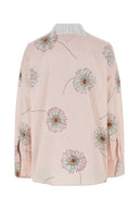 Camicia di oversize poplin stampato Prada