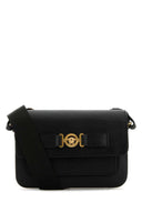 Versace Black Leather Medusa Biggie Crossbody Bag