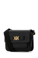Versace Black Leather Medusa Biggie Crossbody Bag