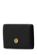 Versace Black Leather Medusa Biggie Wallet