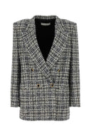 Alessandra Rich Broidered Tweed Oversize Blazer