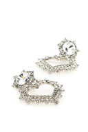 Alessandra Rich Embellished Metal Earrings