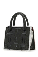 Bolso de cuero dentro gris mini otto