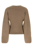 Khaite Cappuccino Cashmere Scarlet Cardigan