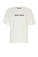 Palm Angels weiße Baumwoll -T -Shirt