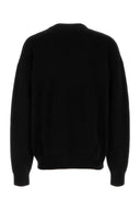 Palm Angels Black Stretch Woll Mischpullover