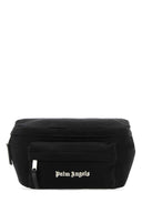 Palm Angels Black Canvas Cordura Belt Bag
