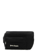 Palm Angels Black Canvas Cordura Belt Bag