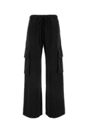 Palm Angels Schwarze Baumwolljogger