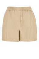 Pantaloncini in pelle di sabbia Loewe