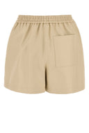 Pantaloncini in pelle di sabbia Loewe