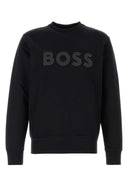 Boss Black Stretch Cotton Sweatshirt