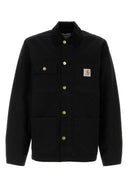 Carhartt Wip Black Cotton Michigan Coat