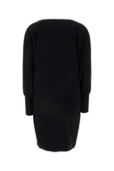 Mm Studio Black Cady Asti Dress