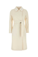 MM Studio White Wool Bcollag Coat