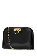 Salvatore Ferragamo Black Leder Clutch