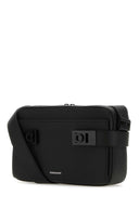 Salvatore Ferragamo Black Leather Crossbody Bag