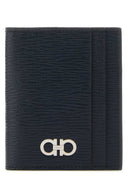 Salvatore Ferragamo Schwarzer Lederkartenhalter