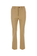 Pantalón de algodón saint laurent camel