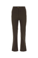 Saint Laurent Dark Brown Cotton Pant