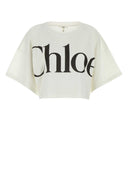 Chloe Ivory Cotton Oversize T Shirt