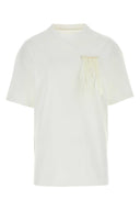 Jil Sander weiße Baumwoll -T -Shirt