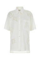 Isabel Marant White Modal Blend Bilya Hemd