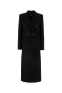 Stella Mc Cartney Black Wool Coat