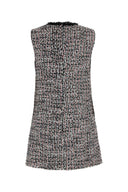 Self Portrait Multicolor Tweed Mini Dress
