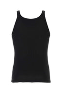 Canotta di cotone nero Dolce & Gabbana