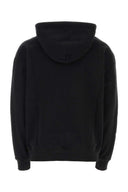 Dolce & Gabbana Black Cotton Felpa
