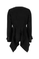 Uma Wang Black Viskose Mischjacke