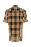 Camisa de poplín bordada de Burberry