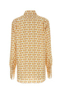 Camisa B de seda estampada en Burberry
