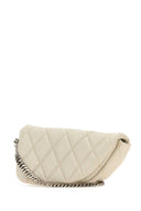 Burberry White Leather Shield Lock Shoulder Bag