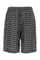 Burberry Printed Silk Bermuda Shorts