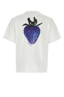 Burberry White Stretch Cotton T Shirt