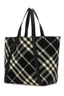 Burberry Embroidered Fabric Festival Shopping Bag