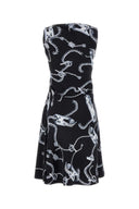 Vestido viscoso estampado de Burberry