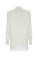 Camisa de seda blanca de Burberry