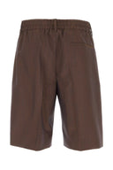 Burberry Brown Wool Bermuda Shorts