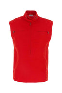 Chaleco de lona rojo de Burberry