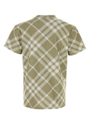 Burberry Printed Stretch Cotton Blend T Shirt