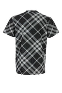 Burberry Printed Stretch Cotton Blend T Shirt