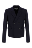 Loewe Navy Blue Wool Blazer