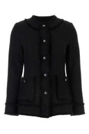 Dolce & Gabbana Black Tweed Blazer